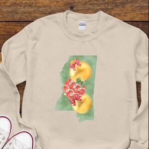 Mississippi Christmas Ornament Sweatshirt